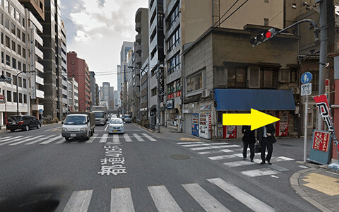 千代田区神田のレンタルオフィス「リタオフィス」の淡路町駅からの道順4