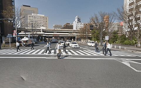千代田区神田のレンタルオフィス「リタオフィス」の竹橋駅からの道順1