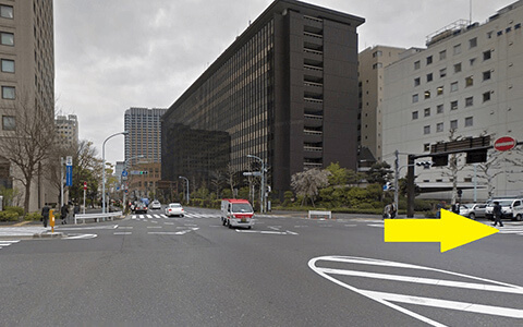 千代田区神田のレンタルオフィス「リタオフィス」の竹橋駅からの道順2